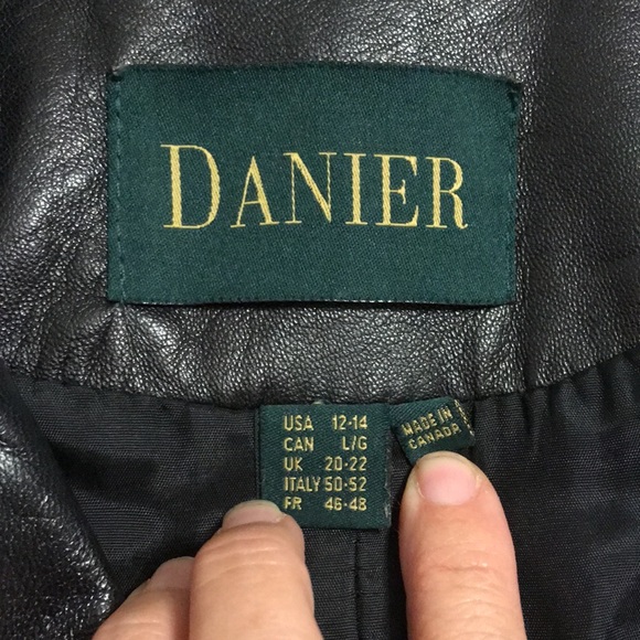 Ladies leather jacket size large by Daniel - Picture 2 of 12